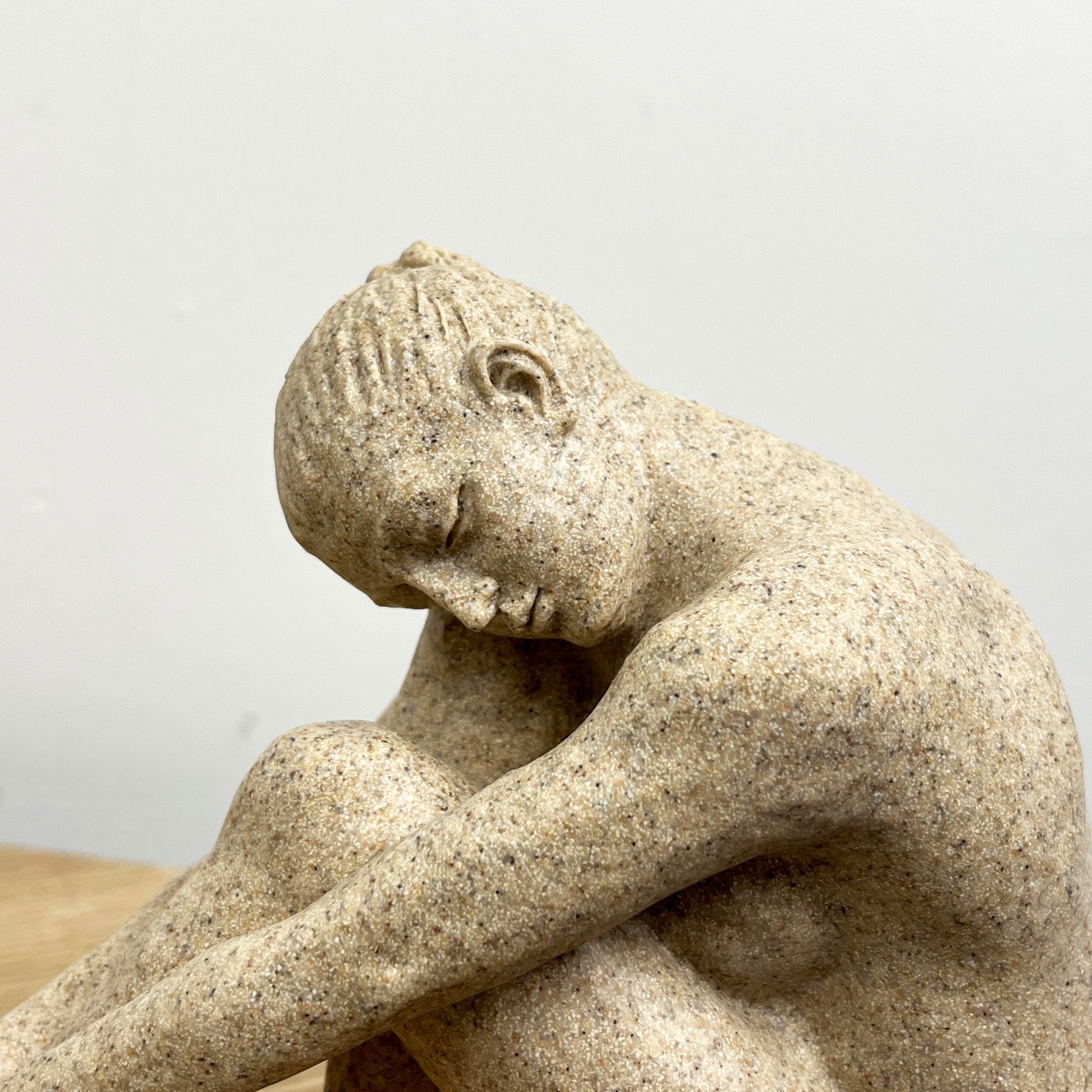 15cm Abstract Sitting Woman Ornament – Resin