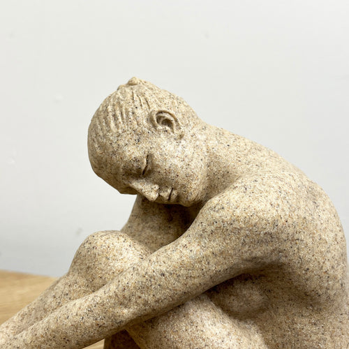 15cm Abstract Sitting Woman Ornament – Resin