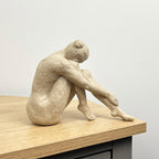 15cm Abstract Sitting Woman Ornament – Resin