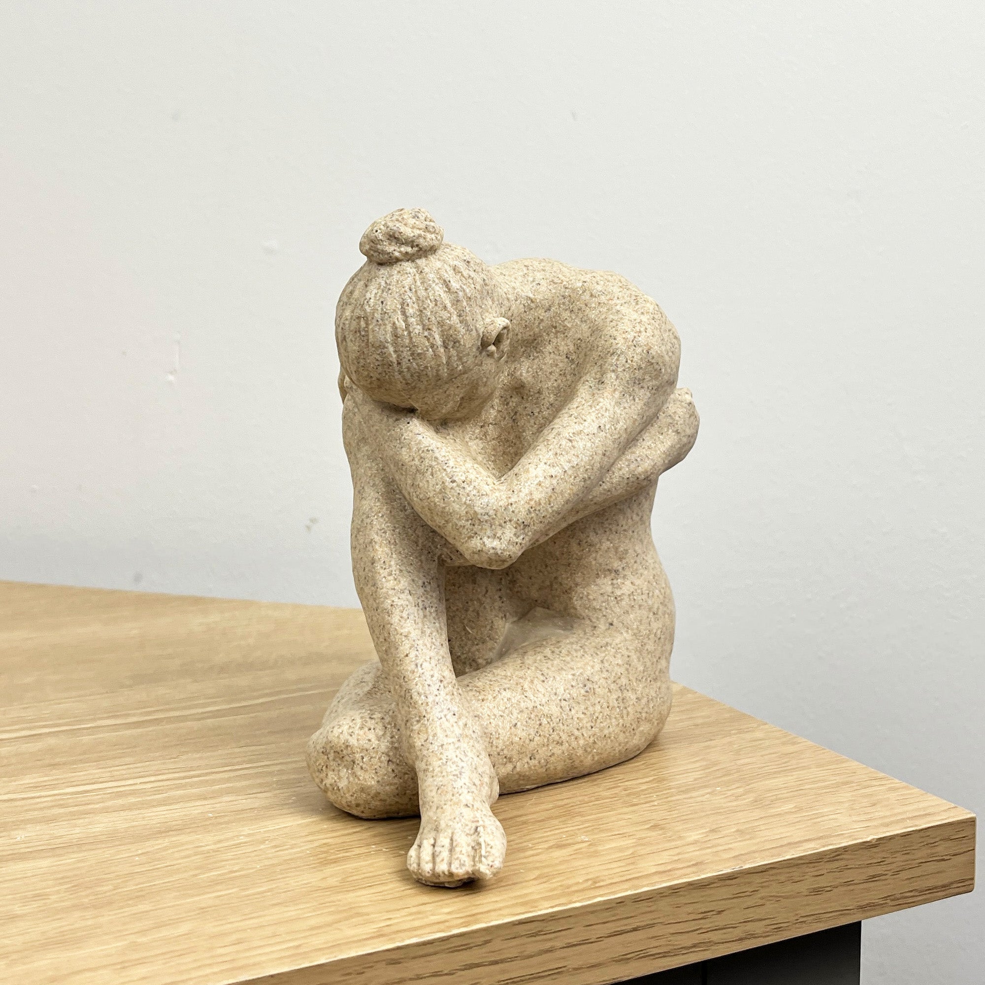14.7cm Abstract Sitting Woman Ornament – Resin
