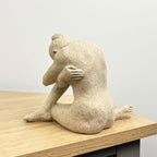 14.7cm Abstract Sitting Woman Ornament – Resin