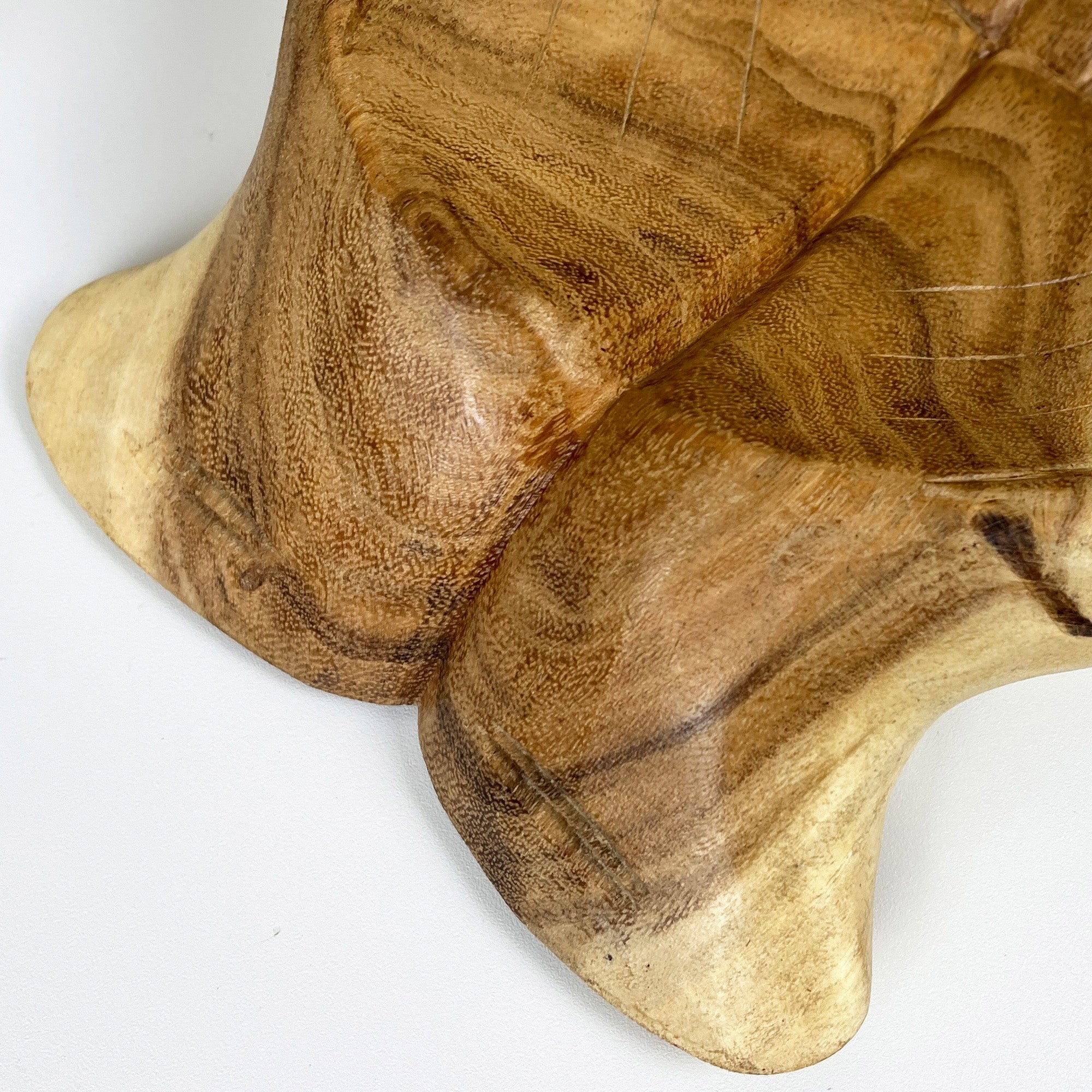 Hand Carved 29cm Hands of Hope Wooden Bowl