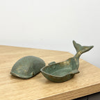 Cast Iron Whale Trinket Dish Ornament