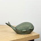 Cast Iron Whale Trinket Dish Ornament