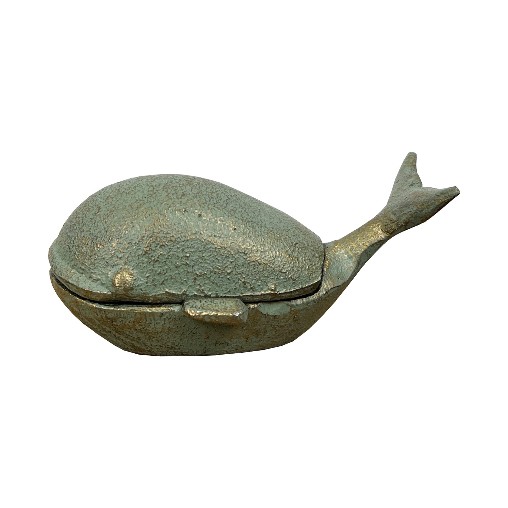 Cast Iron Whale Trinket Dish Ornament