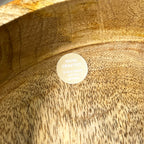 25.5cm Round Decorative Wooden Bowl - Hand Crafted