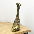 23.5cm Sitting Gold Giraffe Ornament - Resin
