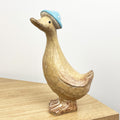 23.5cm Rustic Toadstool Hat Duck Ornament - Resin