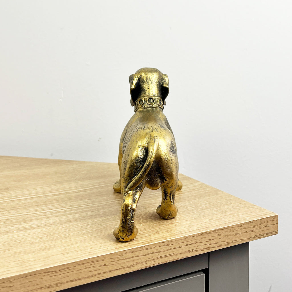 20.5cm Gold Dachshund Ornament – Resin