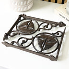 Set of 2 Nautical Boat Decorative Shelf Brackets - Cast Iron