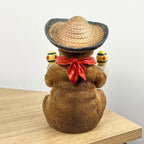 19cm Mexican British Bulldog Ornament - Resin