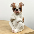 14.5cm Cute British Bulldog Ornament – Resin