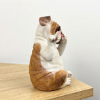 15cm Cheeky Mouth Covered British Bulldog Ornament – Resin