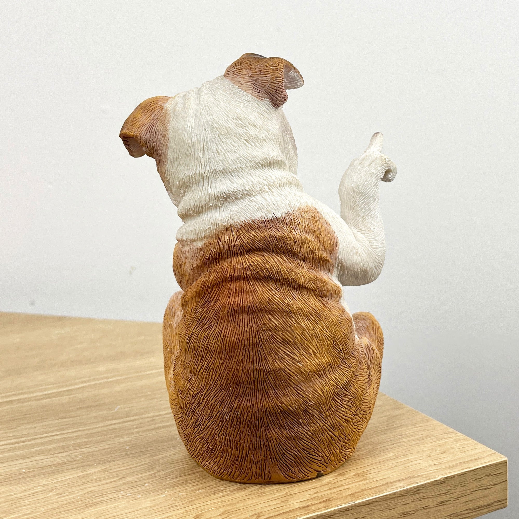 15cm Cheeky Mouth Covered British Bulldog Ornament – Resin