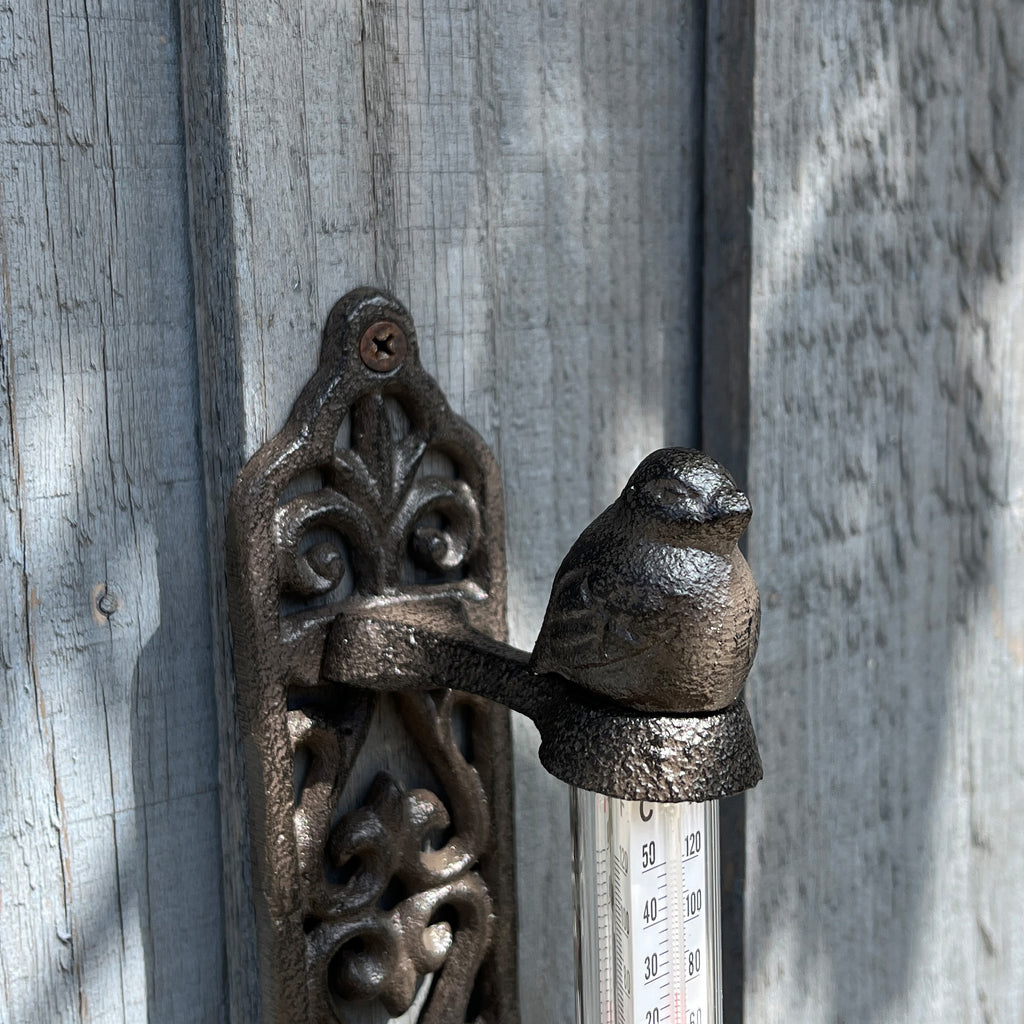 Outdoor Garden Thermometer – Cast Iron