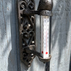 Outdoor Garden Thermometer – Cast Iron