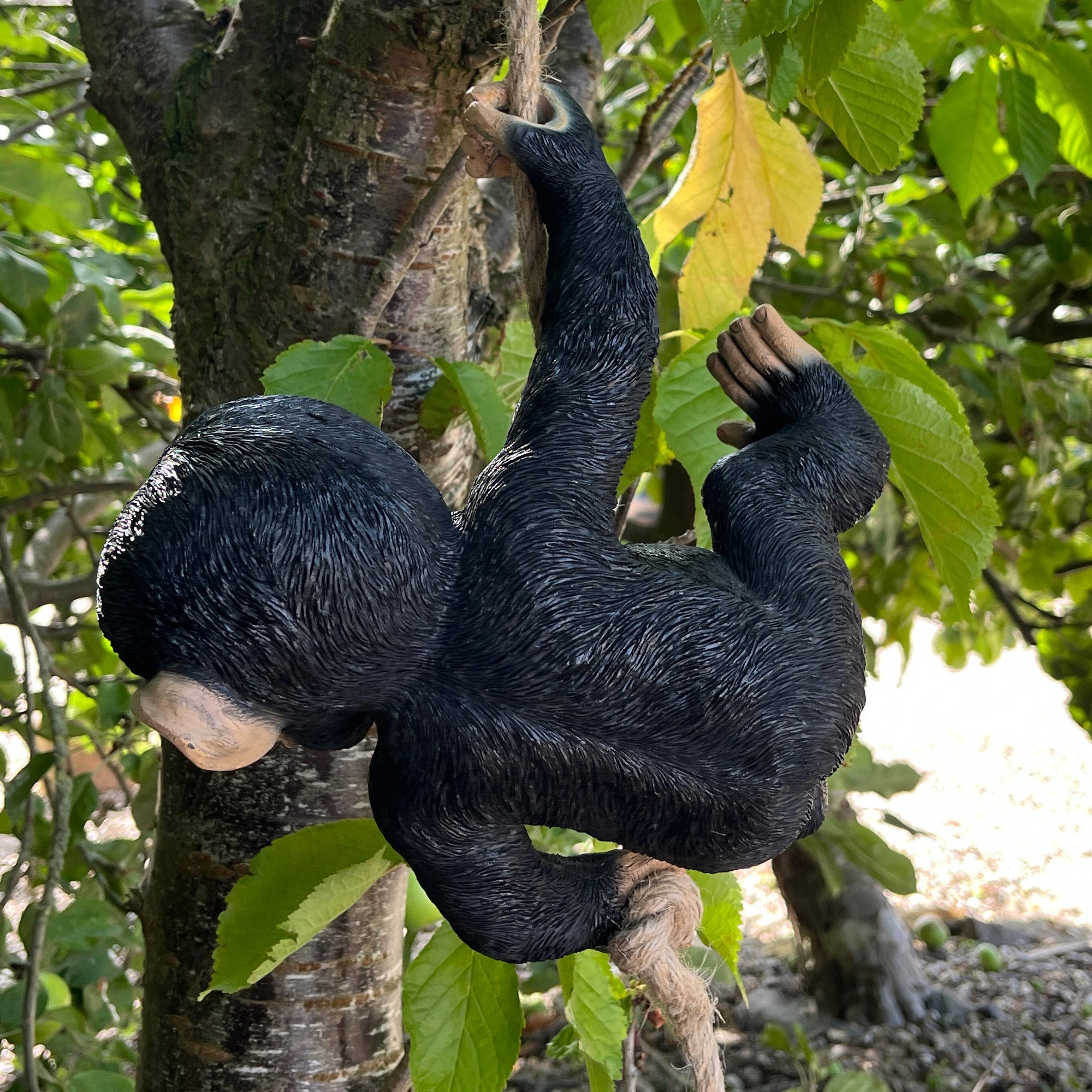 28cm Hanging Swinging Monkey Ornament - Resin