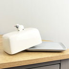 Sheep Butter Dish – Ceramic