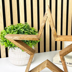 33cm Wooden Star Decoration