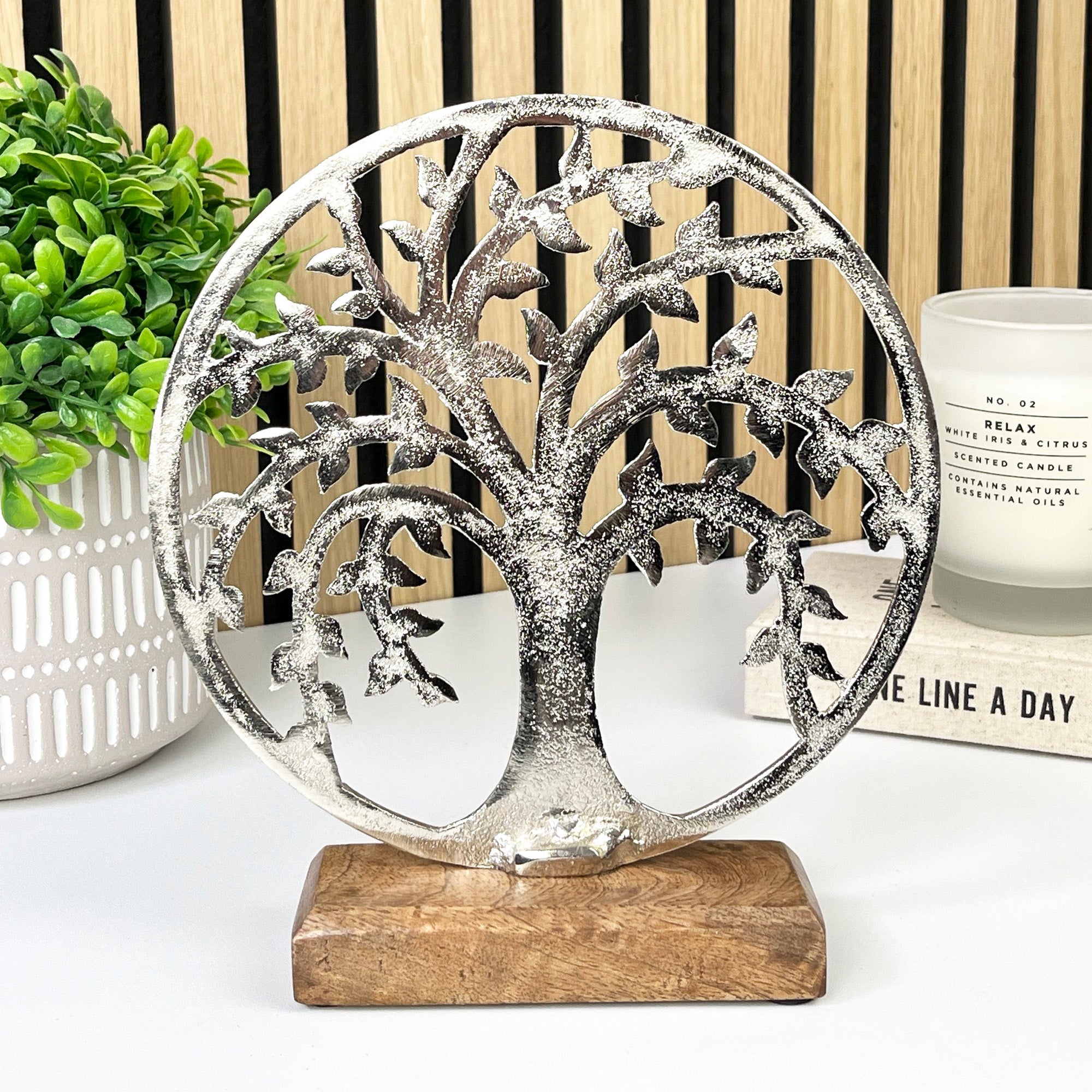 20.5cm Round Tree of Life Ornament