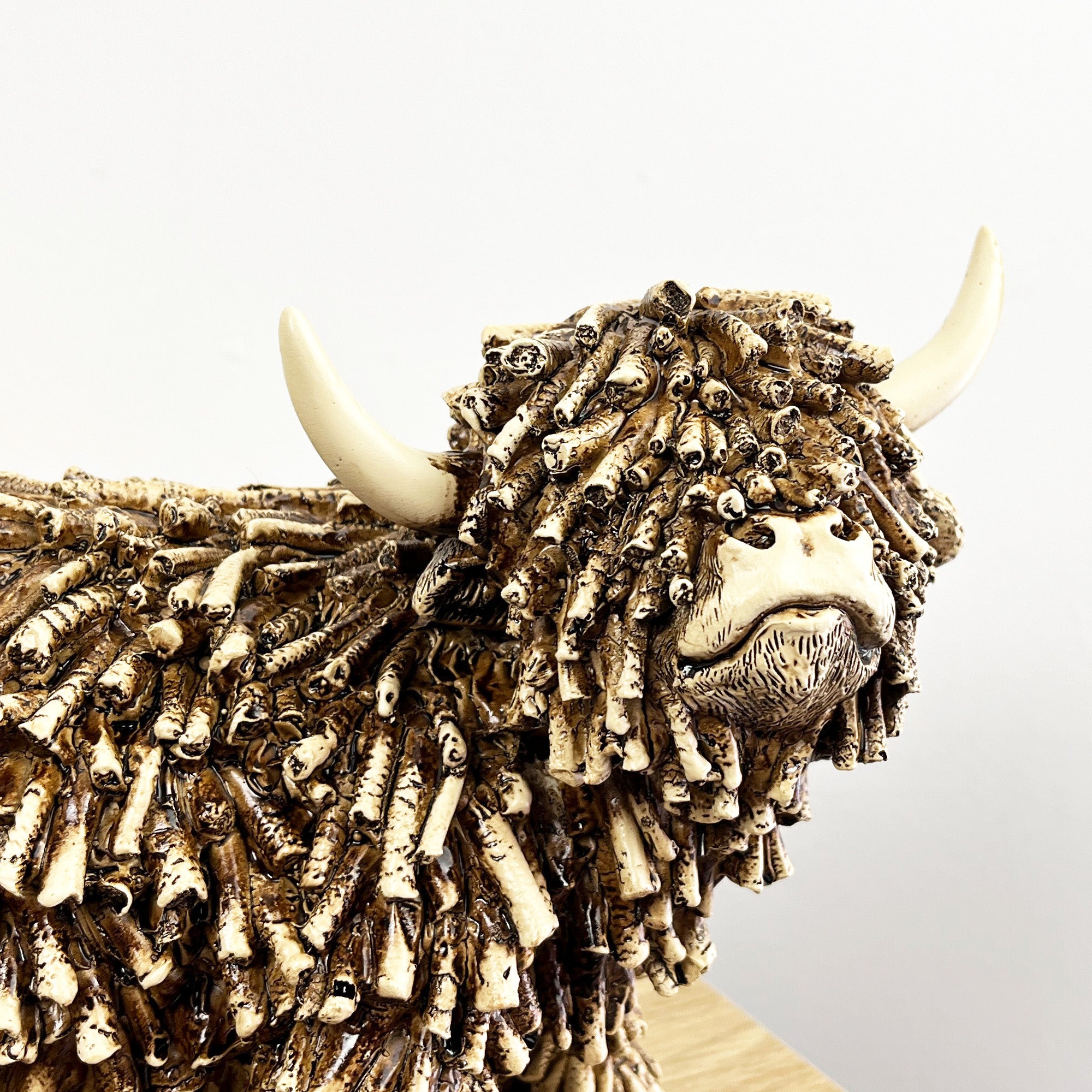 25cm Large Highland Cow Ornament / Figurine - Resin