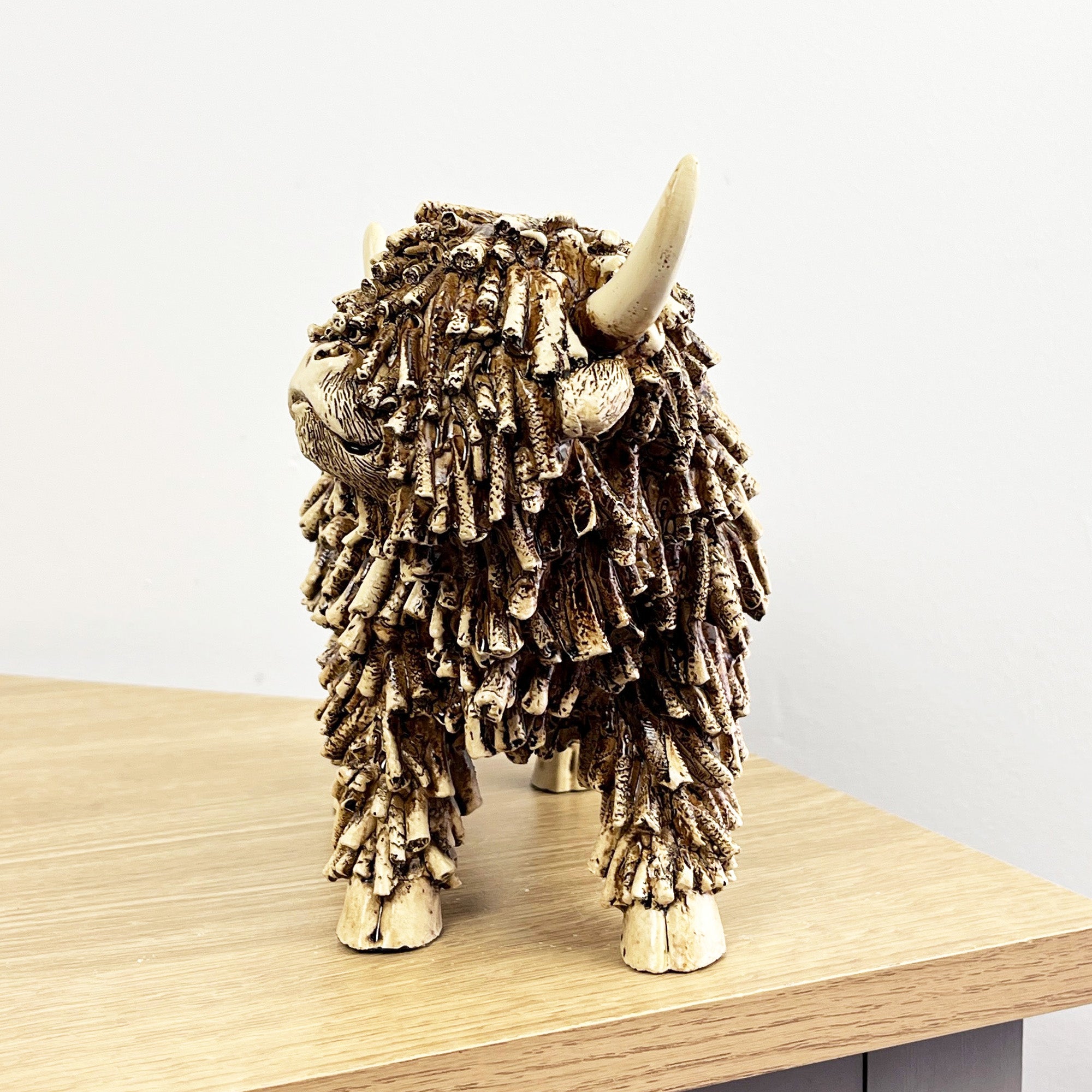25cm Large Highland Cow Ornament / Figurine - Resin