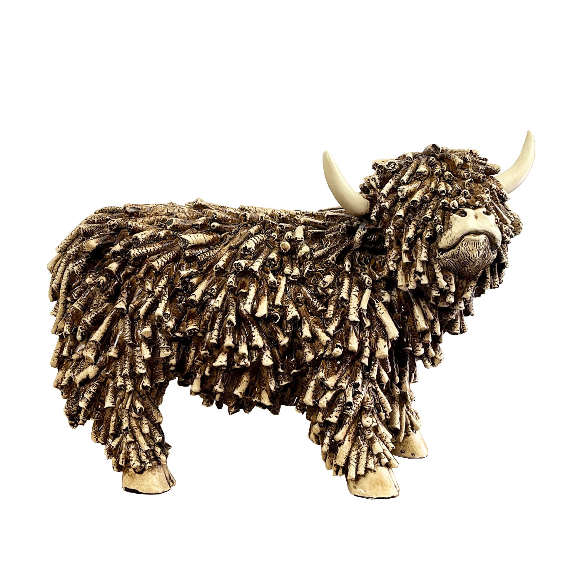 25cm Large Highland Cow Ornament / Figurine - Resin