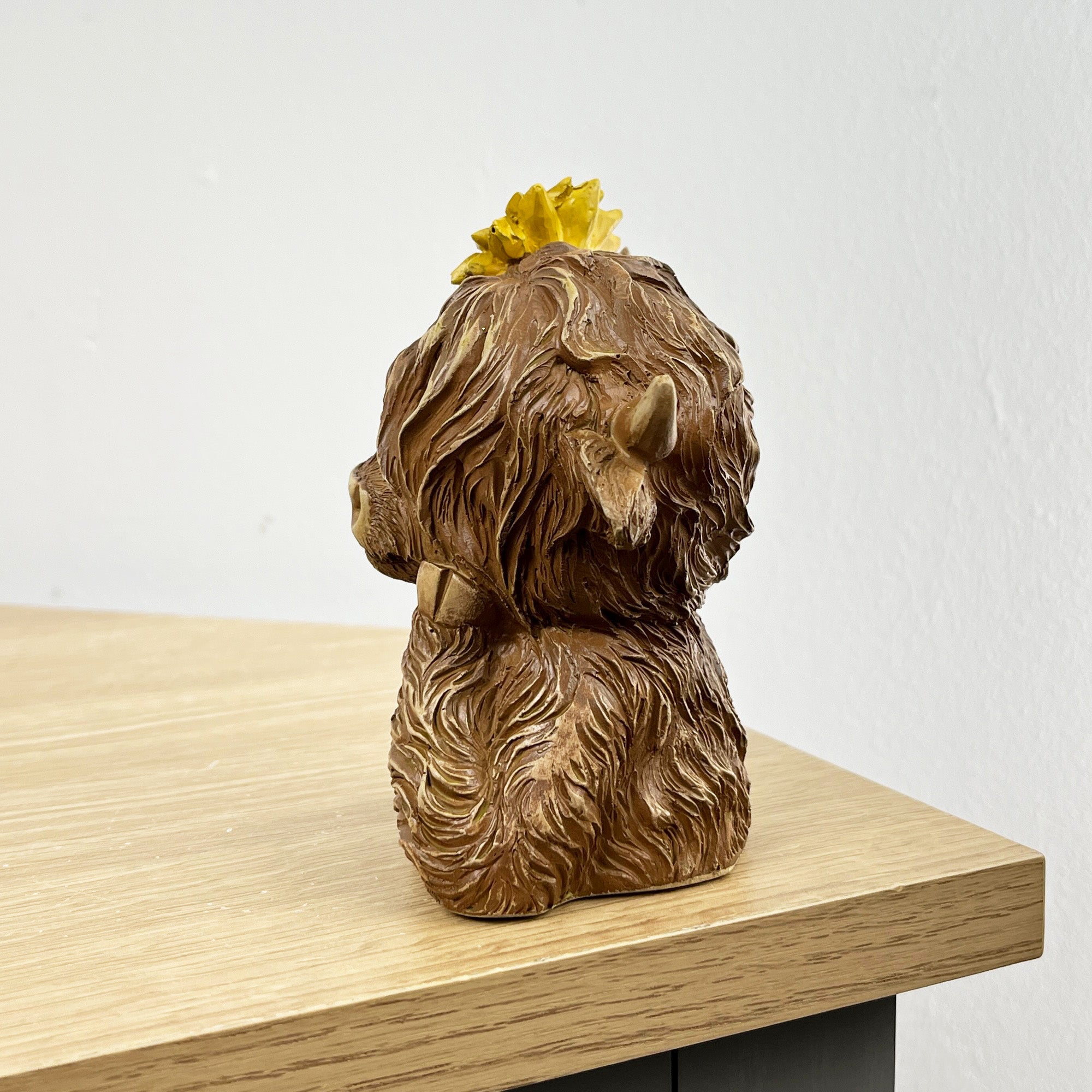 11cm Daisy The Highland Cow Bust Ornament / Figurine – Resin