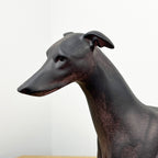 35.5cm Large Standing Greyhound Ornament - Resin