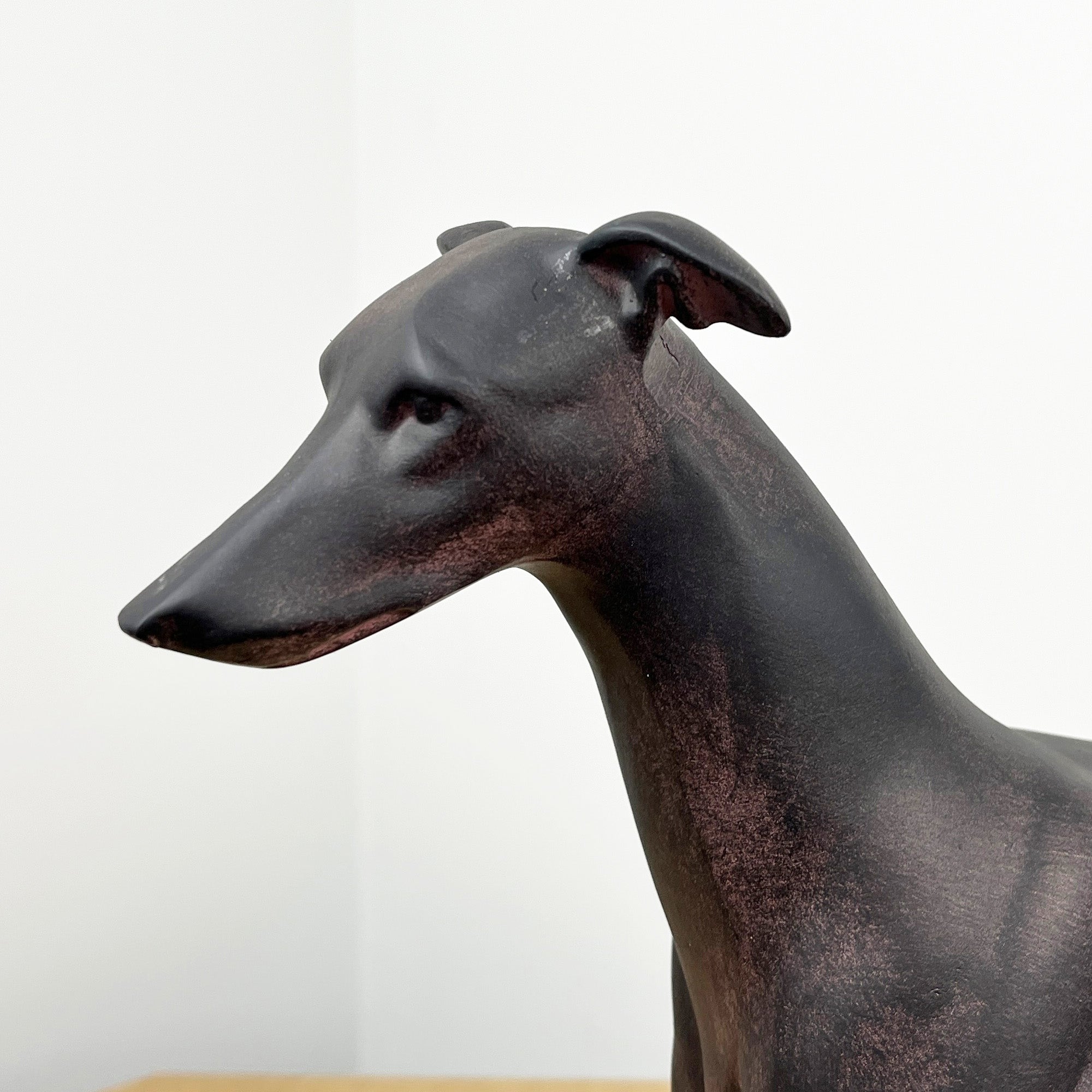 35.5cm Large Standing Greyhound Ornament - Resin