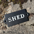Small Shed Wall Sign / Plaque - Cast Iron