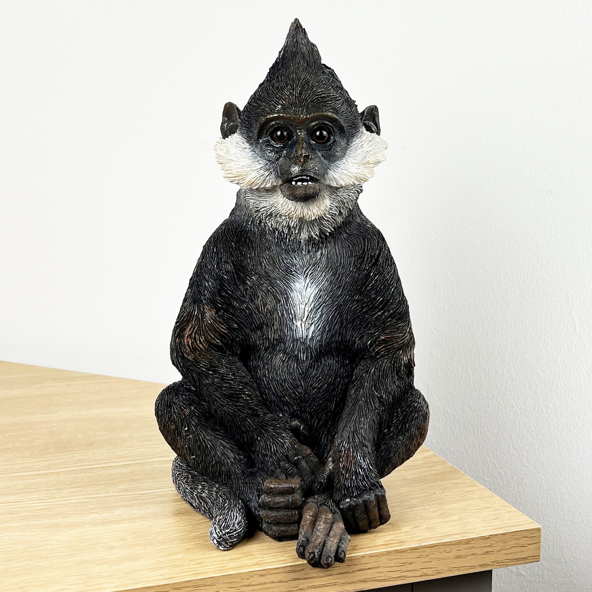25.5cm Tall Bearded Monkey Ornament - Resin