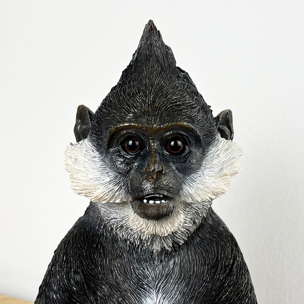 25.5cm Tall Bearded Monkey Ornament - Resin