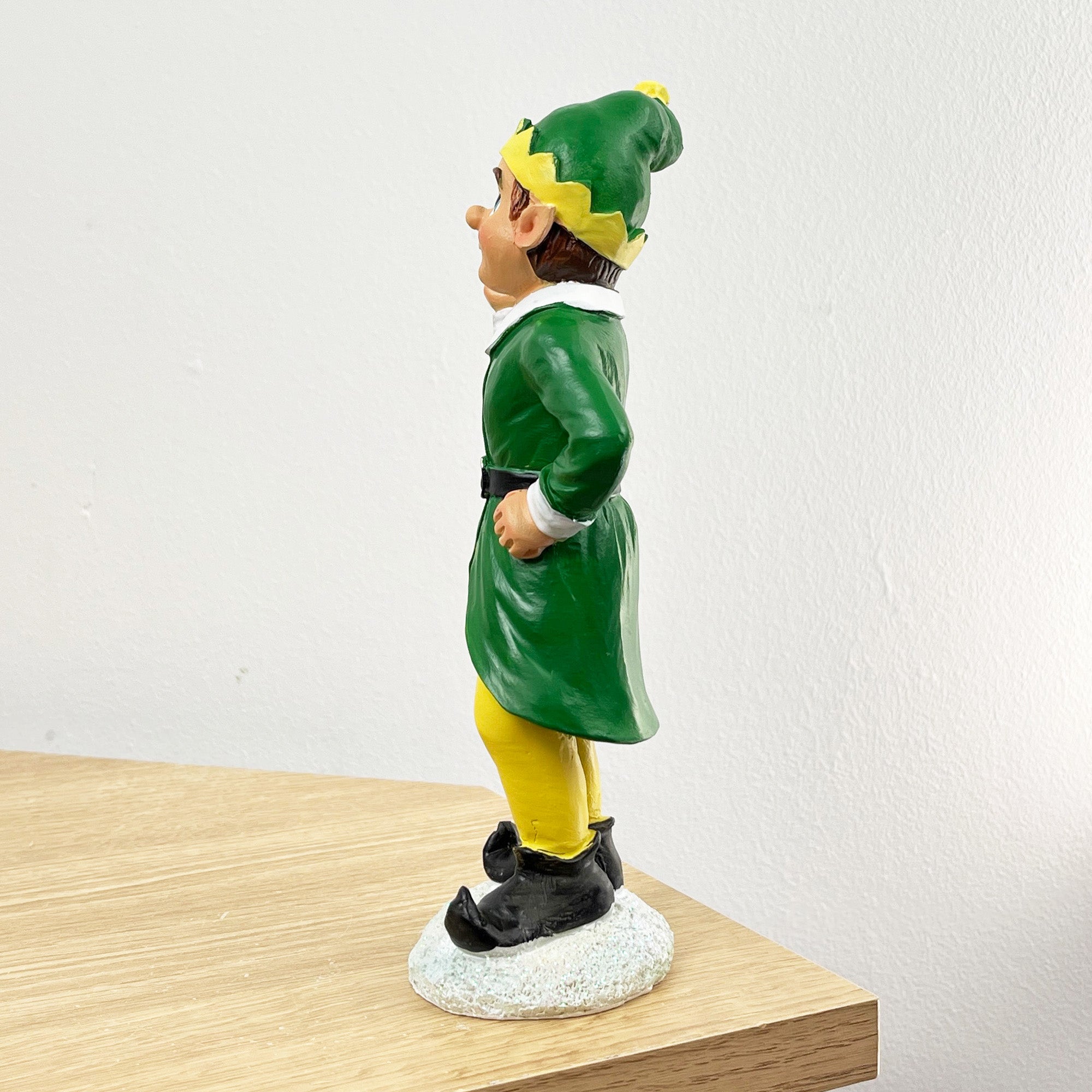 20.5cm Up Yours Middle Finger Christmas Elf Ornament - Resin