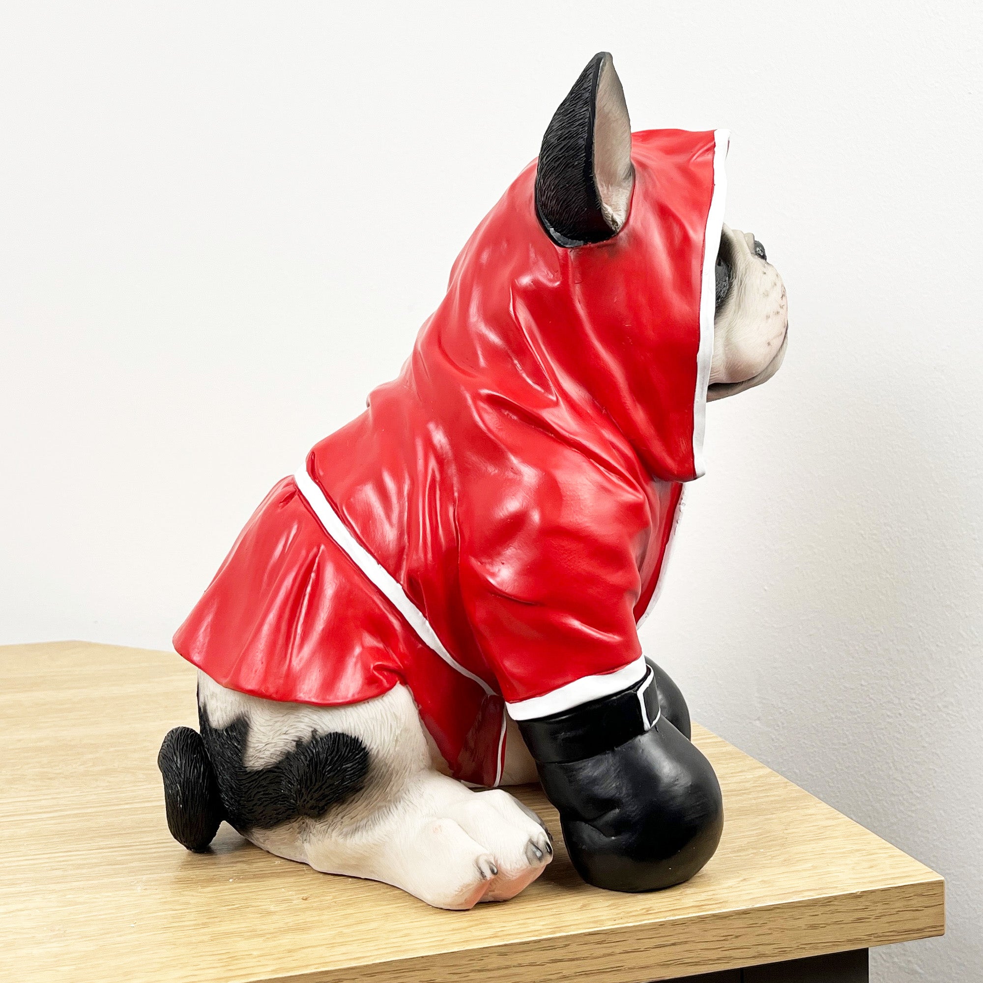 26.5cm Tall Red Boxer French Bulldog Ornament - Resin