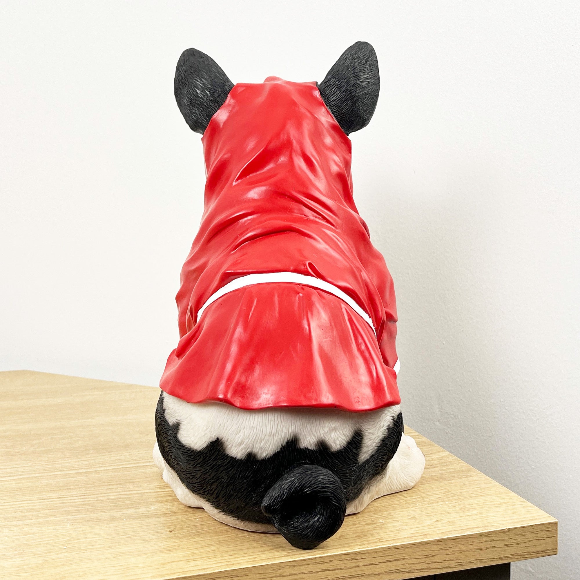26.5cm Tall Red Boxer French Bulldog Ornament - Resin