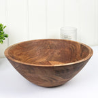 30cm Large Round Acacia Wood Decorative Bowl