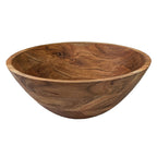 30cm Large Round Acacia Wood Decorative Bowl