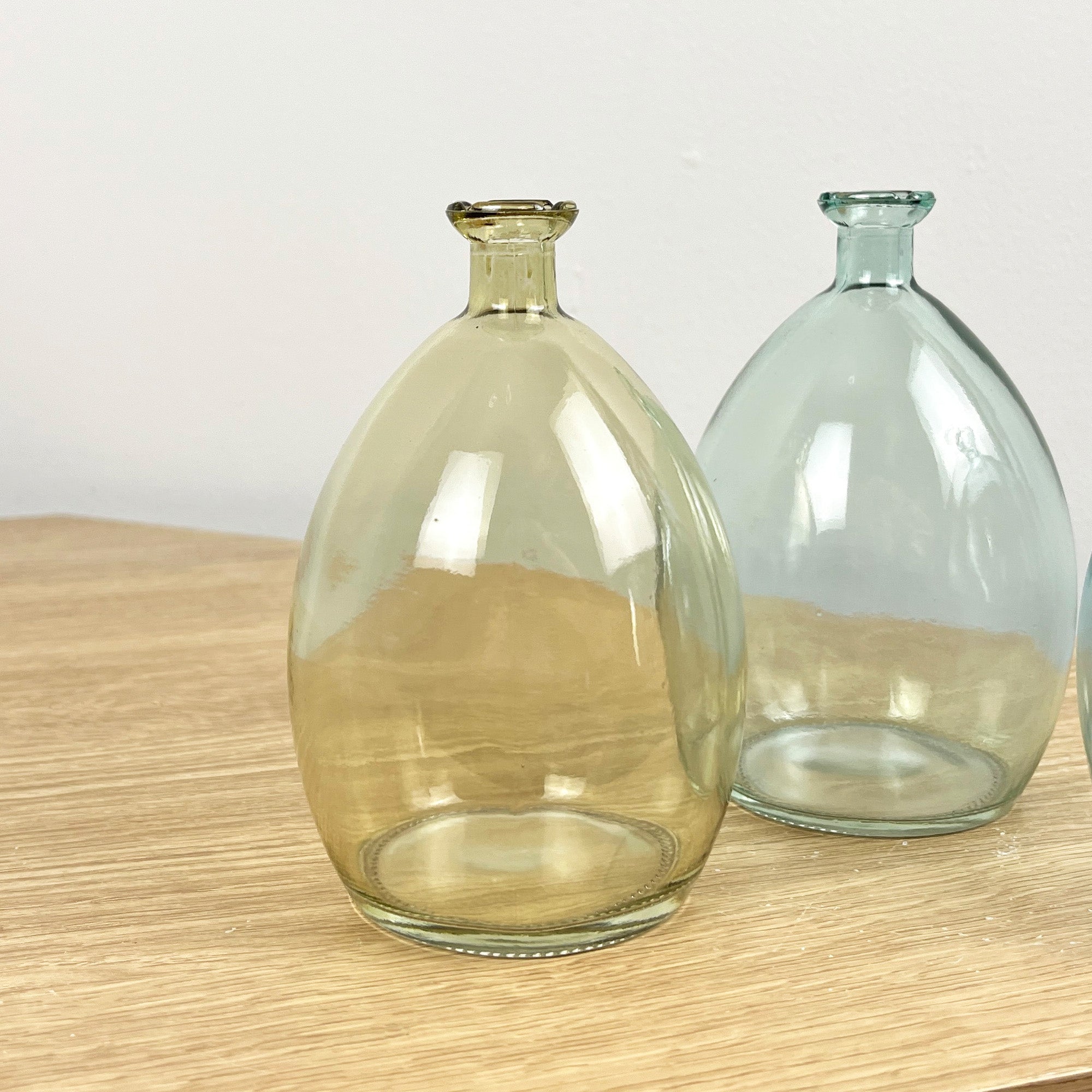 3 Piece Glass Bud Vase Set - Abstract Mix #1