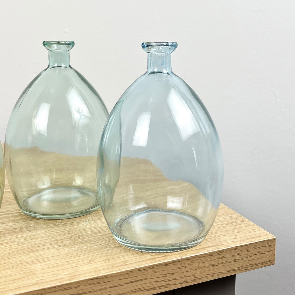 3 Piece Glass Bud Vase Set - Abstract Mix #1