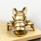 Gold Lobster Single Wine Bottle Holder for Table – Resin