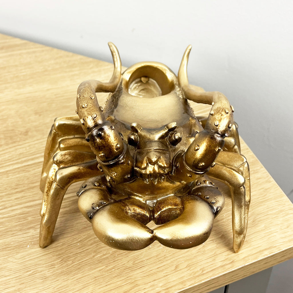 Gold Lobster Single Wine Bottle Holder for Table – Resin