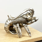 Silver Lobster Single Wine Bottle Holder for Table – Resin