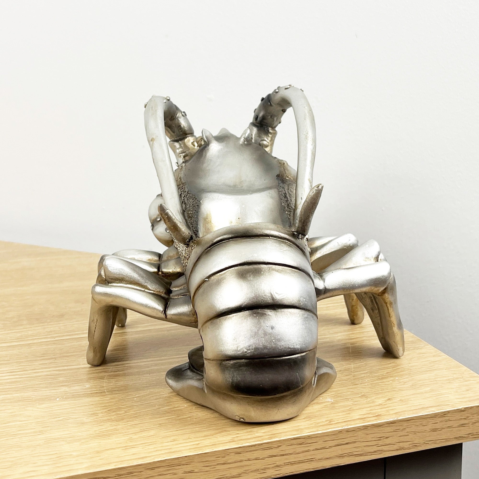 Silver Lobster Single Wine Bottle Holder for Table – Resin