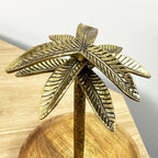 19.5cm Tropical Palm Tree Jewellery Stand / Organiser - Gold