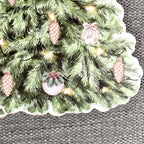 Set of 4 Christmas Tree Placemats – Cork