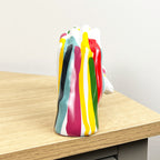 19cm x 11cm Paint Drip Heart Hands Ornament - Resin