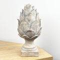 30.5cm Rustic Artichoke Ornament – Resin