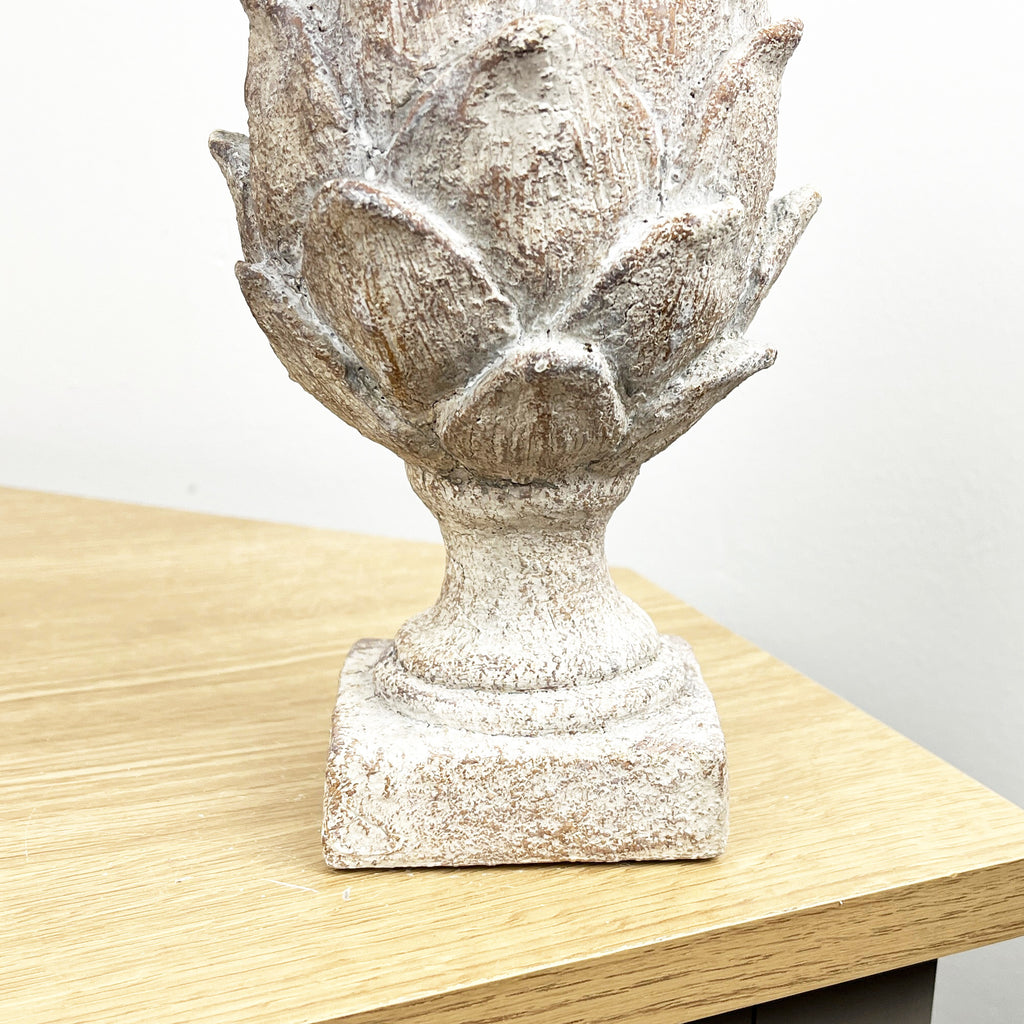 22cm Rustic Artichoke Ornament – Resin