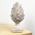 22cm Rustic Artichoke Ornament – Resin